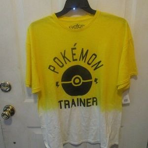 POKEMON TRAINER OFFICIAL ADULT SIZE T-SHIRT L NEW
